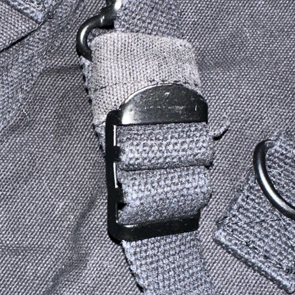 Canvas Israeli Paratrooper Black Messenger / Laptop Bag - Picture 10 of 11